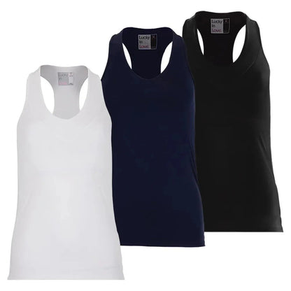Women's V - Neck Tennis Tank with BraTienda Tennis