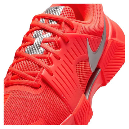 Women's Zoom GP Challenge 1 PRM New York Tennis Shoes Bright Crimson and Metallic SilverTienda Tennis
