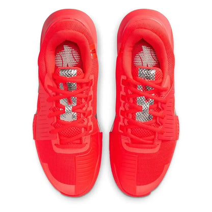 Women's Zoom GP Challenge 1 PRM New York Tennis Shoes Bright Crimson and Metallic SilverTienda Tennis
