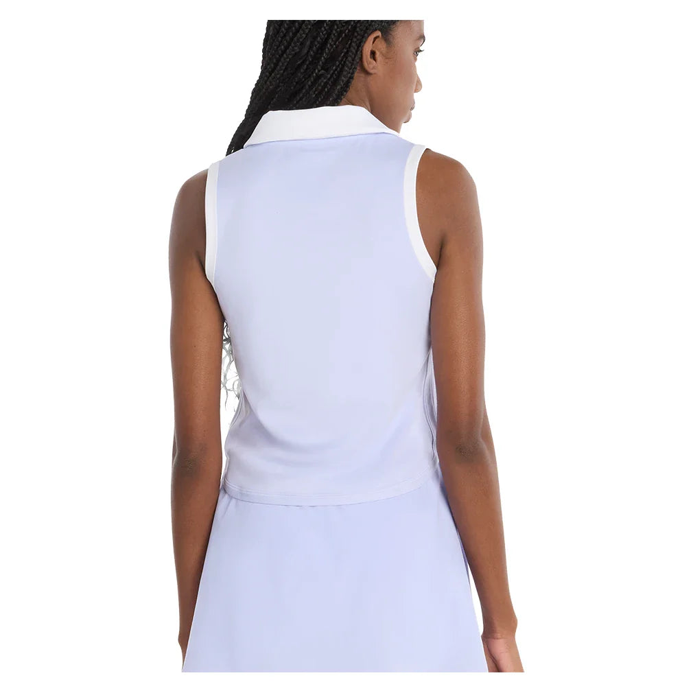 Women's Collared Tournament Tennis Tank Daybreak Purple