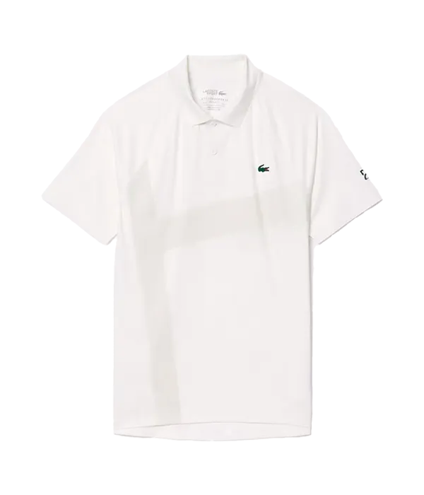 Polo Lacoste Novak Djokovic White 2025