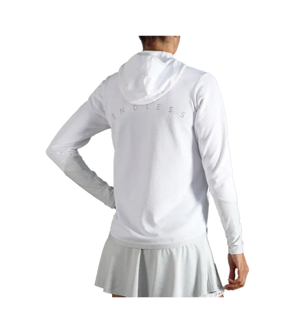 Sudadera Endless Breath Line White/Silver