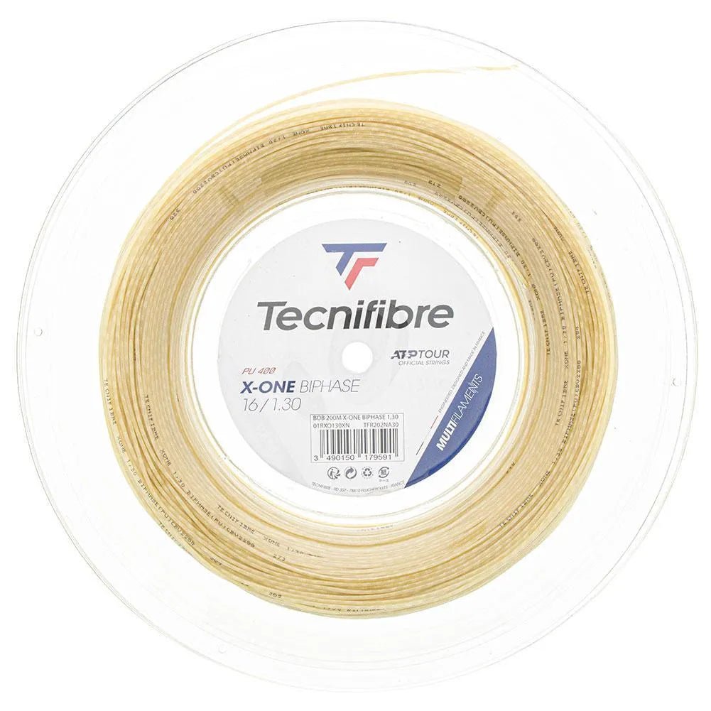 X - One Biphase Tennis String Reel NaturalTienda Tennis