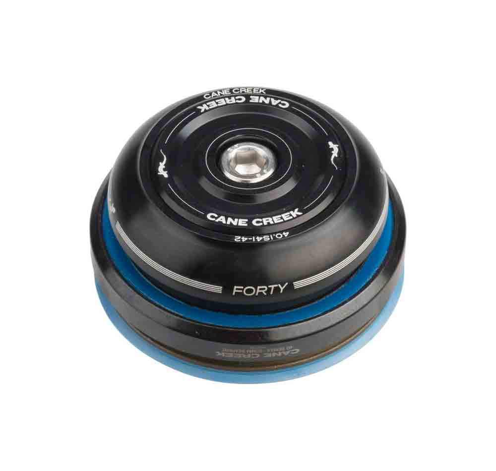 Cane Creek 40 IS42/28.6 IS52/40 Short Cover Complete Headset, Black - Aventon Bikes