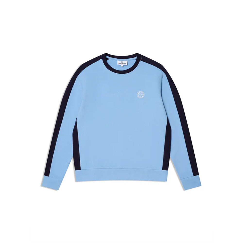 Sergio Tacchini Volo Crewneck | Della Robbia Blue