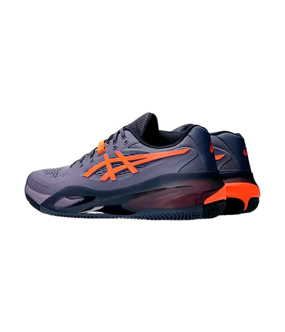 Padel Shoes Asics Gel-Resolution X Clay Greyish Purple/Nova Orange 2025