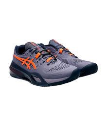 Padel Shoes Asics Gel-Resolution X Clay Greyish Purple/Nova Orange 2025