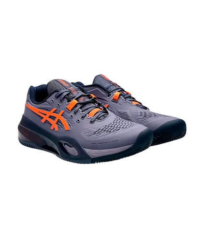 Padel Shoes Asics Gel-Resolution X Clay Greyish Purple/Nova Orange 2025