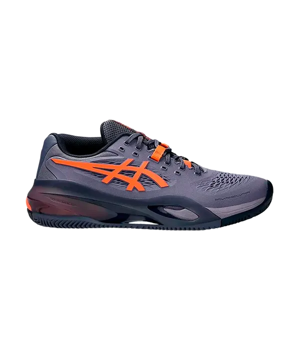 Padel Shoes Asics Gel-Resolution X Clay Greyish Purple/Nova Orange 2025