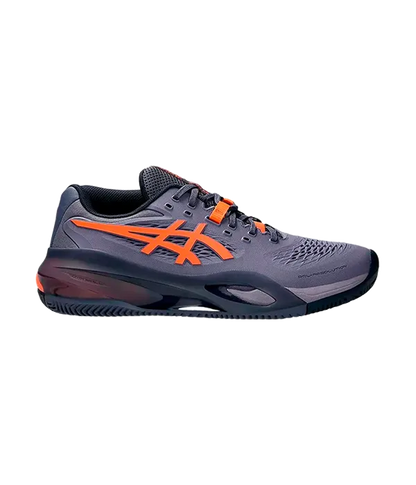 Padel Shoes Asics Gel-Resolution X Clay Greyish Purple/Nova Orange 2025