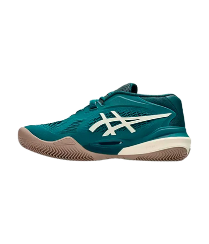 Padel Shoes Asics Gel-Resolution X Clay Saxon Green/Birch 2025