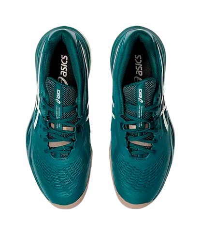 Padel Shoes Asics Gel-Resolution X Clay Saxon Green/Birch 2025