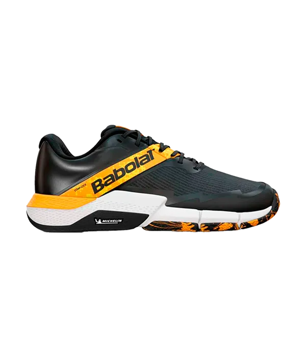 Padel Shoes Babolat Movea 2 Black/Saffron 2025