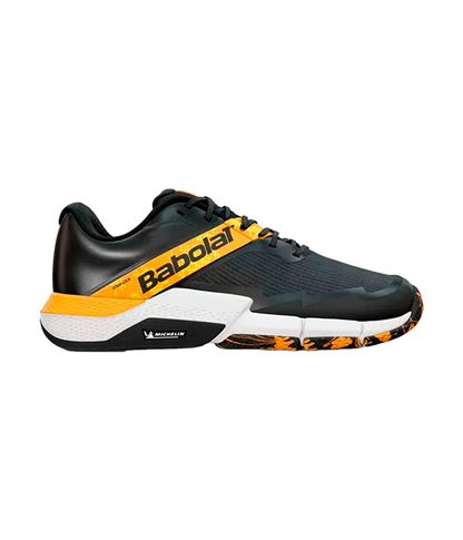Padel Shoes Babolat Movea 2 Black/Saffron 2025