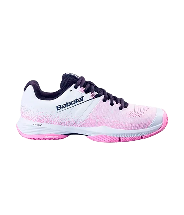Padel Shoes Babolat Sensa Mujer White/Lilac 2025