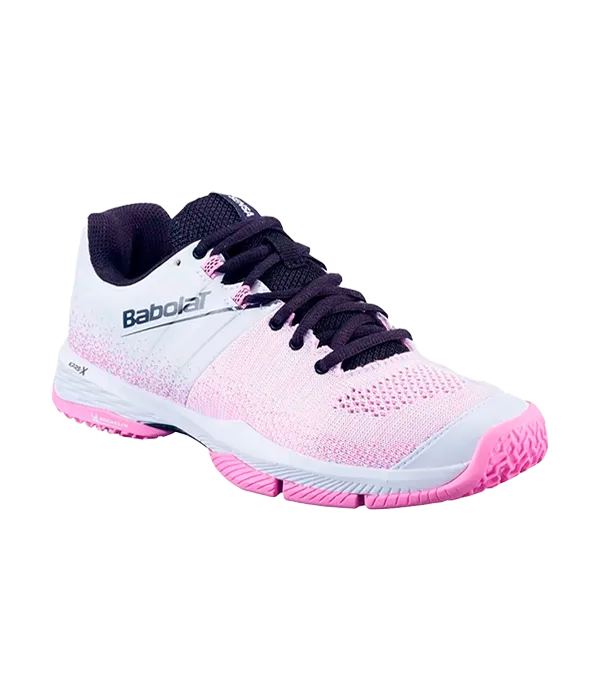 Padel Shoes Babolat Sensa Mujer White/Lilac 2025