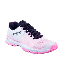 Padel Shoes Babolat Sensa Mujer White/Lilac 2025