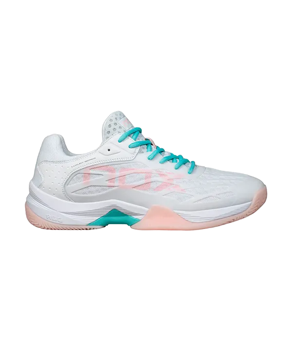 Padel Shoes NOX AT10 Lux White/Potpurri
