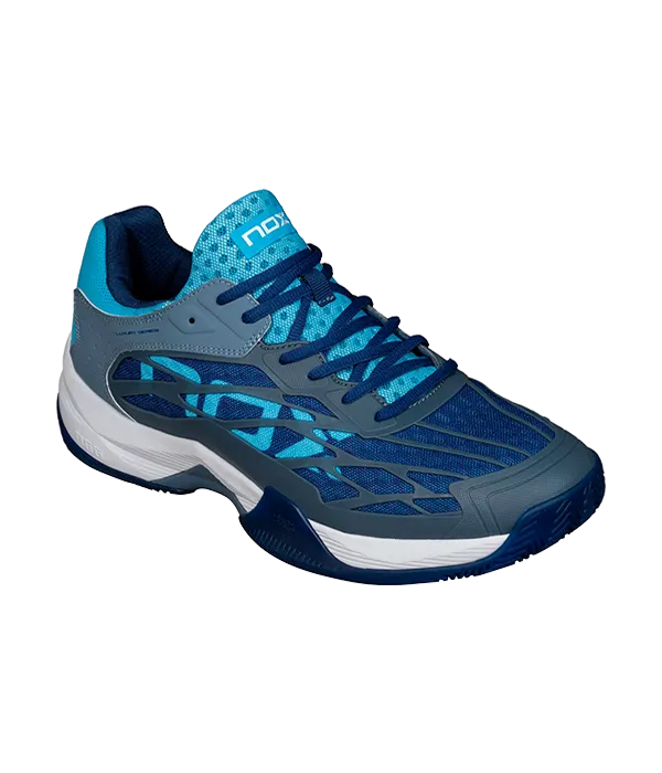 Padel Shoes NOX AT10 Lux Stone/Bonnie Blue