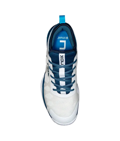 Padel Shoes NOX Nerbo White/Swedish Blue