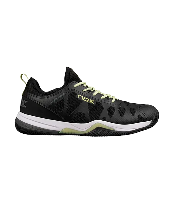 Padel Shoes NOX NERBO Black/Soft Lime