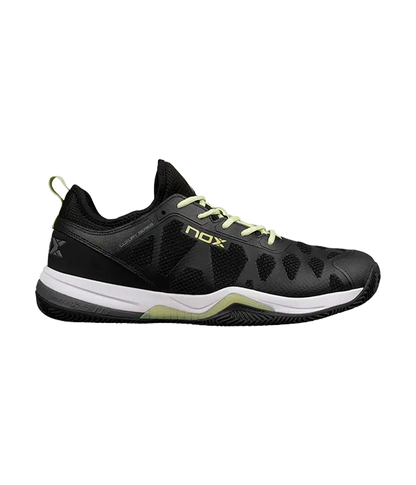 Padel Shoes NOX NERBO Black/Soft Lime