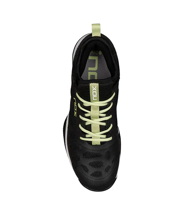 Padel Shoes NOX NERBO Black/Soft Lime