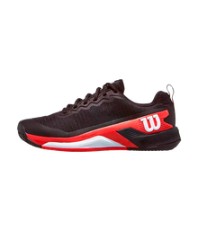 Padel Shoes Wilson Rush Pro 4.5 Clay Black/Infrared/White 2025