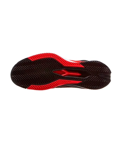 Padel Shoes Wilson Rush Pro 4.5 Clay Black/Infrared/White 2025