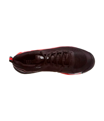 Padel Shoes Wilson Rush Pro 4.5 Clay Black/Infrared/White 2025