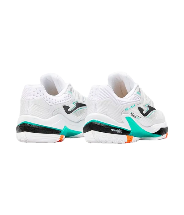 Padel Shoes Joma Slam Men 2502 White/Turquoise 2025