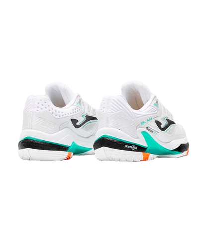 Padel Shoes Joma Slam Men 2502 White/Turquoise 2025