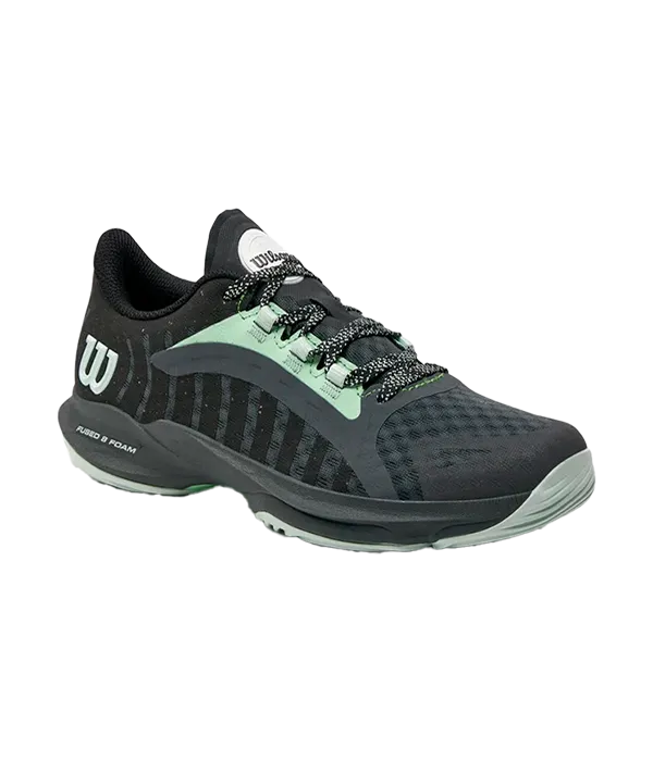 Padel Shoes Wilson Hurakn Pro Mujer Black/Ebony/Opal Blue